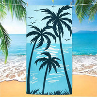 HKM-870291 Quick-Drying Microfiber Beach Towel for Comfort and Style