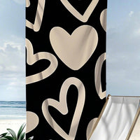 HKM-870291 Quick-Drying Microfiber Beach Towel for Comfort and Style