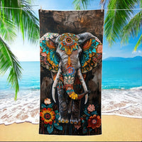 HKM-870291 Quick-Drying Microfiber Beach Towel for Comfort and Style
