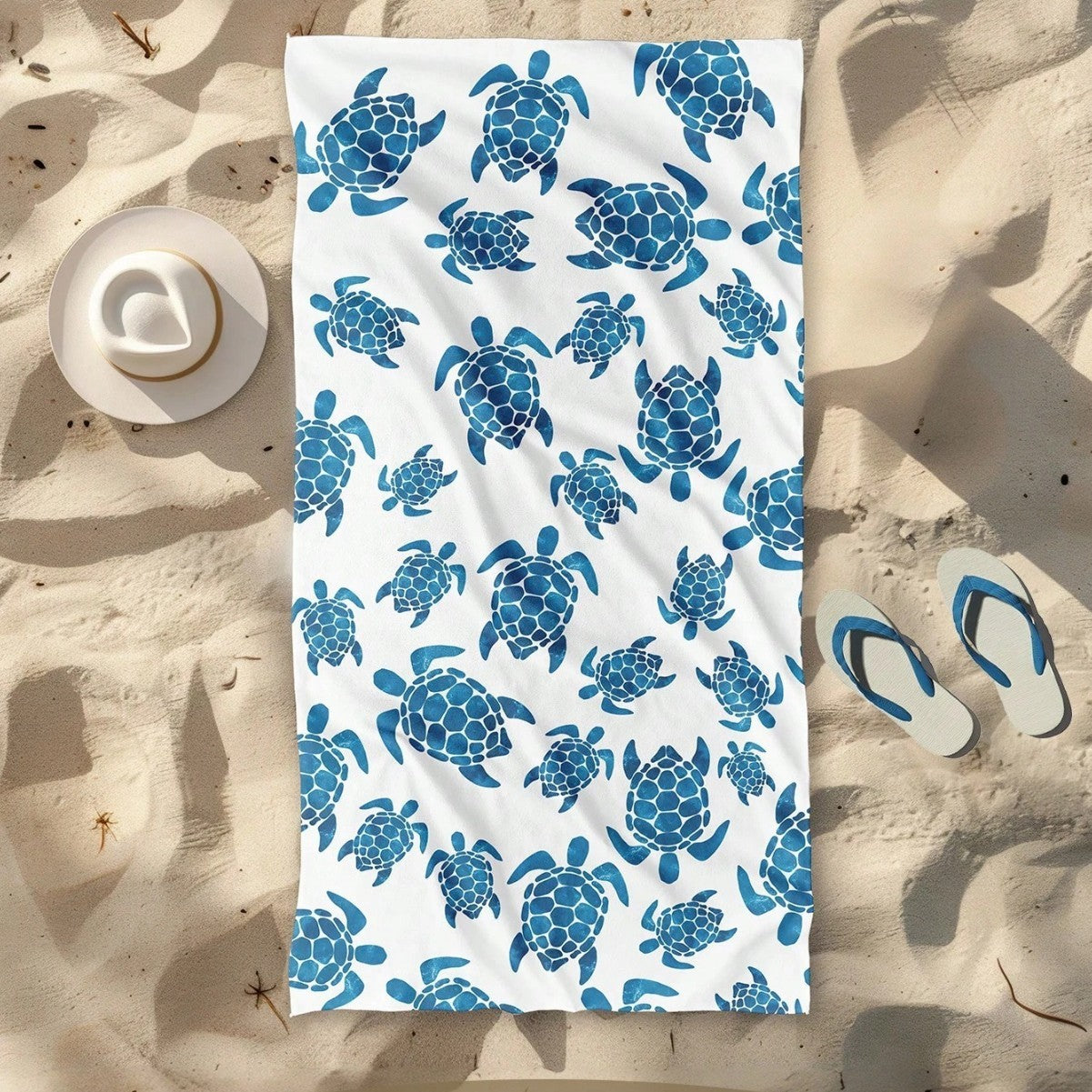 KTX-870291 Quick-Drying Microfiber Beach Towel for Comfort and Style