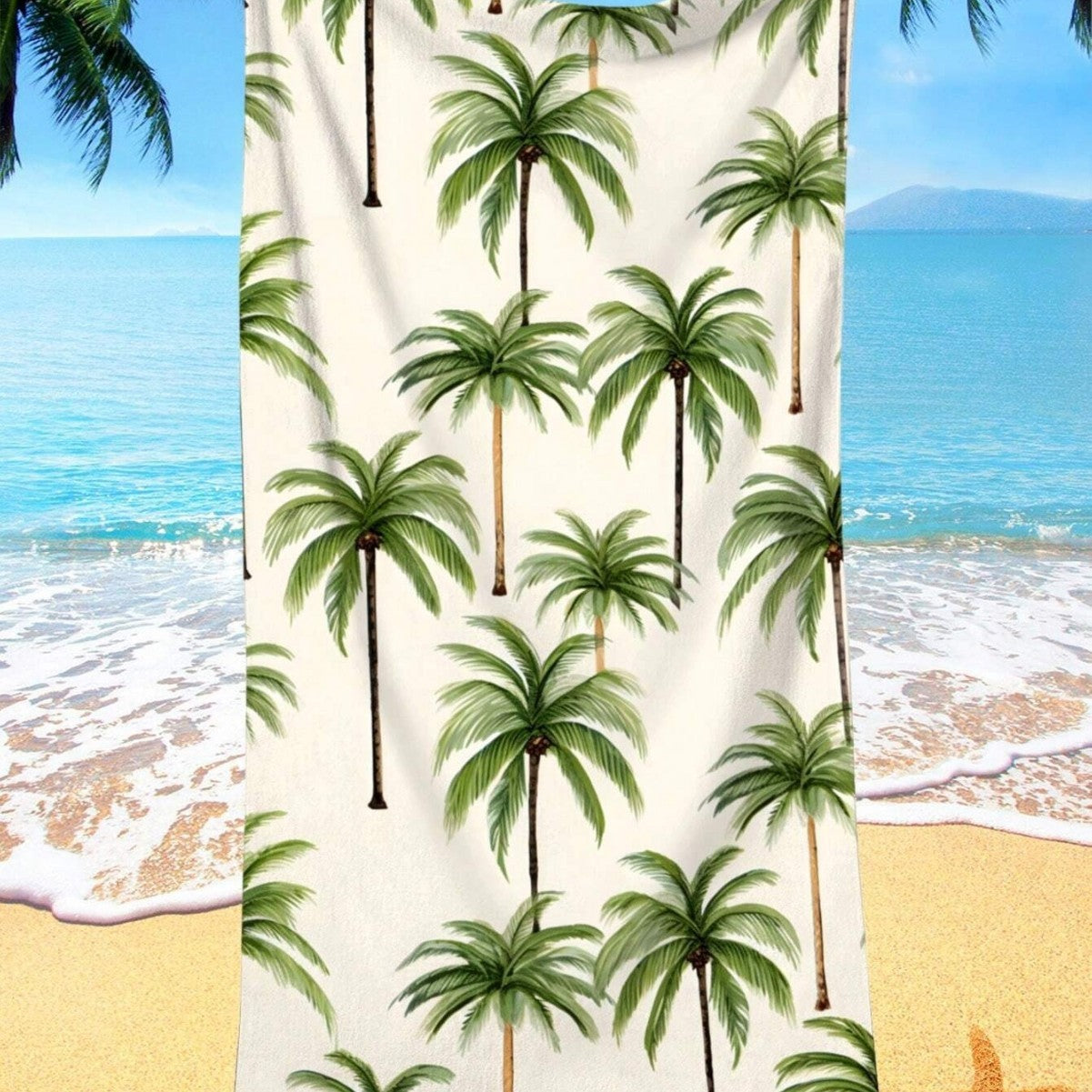KTX-870291 Quick-Drying Microfiber Beach Towel for Comfort and Style