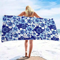 HKM-870291 Quick-Drying Microfiber Beach Towel for Comfort and Style