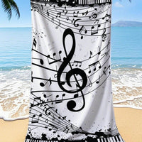 HKM-870291 Quick-Drying Microfiber Beach Towel for Comfort and Style