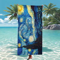 HKM-870291 Quick-Drying Microfiber Beach Towel for Comfort and Style