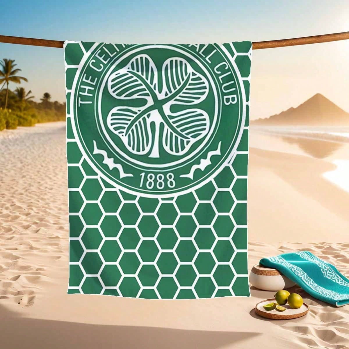 KTX-870291 Quick-Drying Microfiber Beach Towel for Comfort and Style