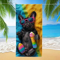 HKM-870291 Quick-Drying Microfiber Beach Towel for Comfort and Style