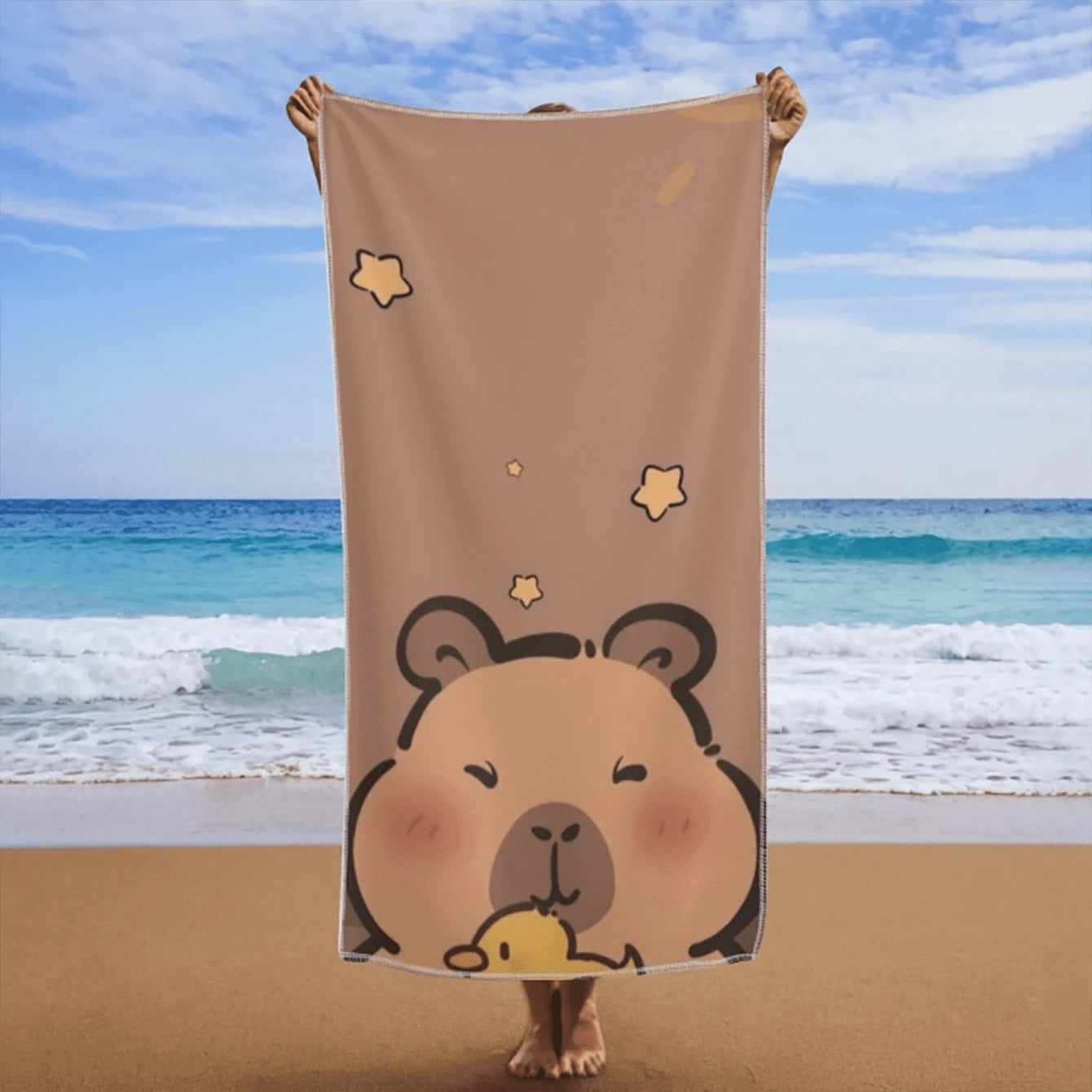 KTX-870291 Quick-Drying Microfiber Beach Towel for Comfort and Style
