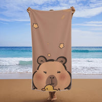 HKM-870291 Quick-Drying Microfiber Beach Towel for Comfort and Style