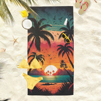 HKM-870291 Quick-Drying Microfiber Beach Towel for Comfort and Style
