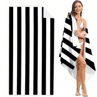 HKM-870291 Quick-Drying Microfiber Beach Towel for Comfort and Style
