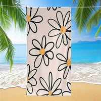 HKM-870291 Quick-Drying Microfiber Beach Towel for Comfort and Style