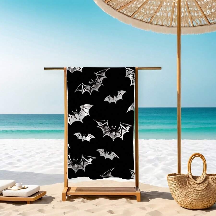 KTX-870291 Quick-Drying Microfiber Beach Towel for Comfort and Style