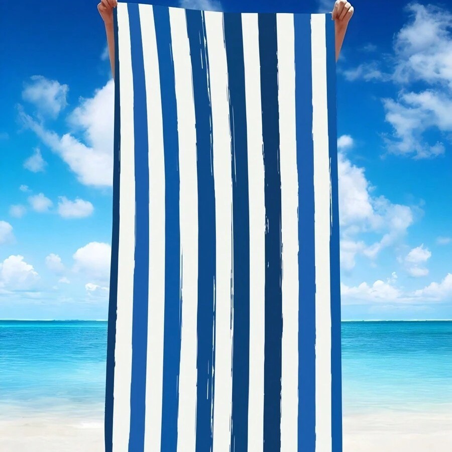 KTX-870291 Quick-Drying Microfiber Beach Towel for Comfort and Style