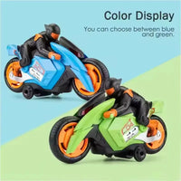 HKM-870291 Remote Control 360° Stunt Electric Motorcycle Toy with Light and Music for Ages 5 and Up