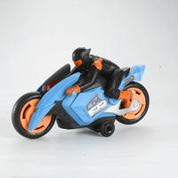 HKM-870291 Remote Control 360° Stunt Electric Motorcycle Toy with Light and Music for Ages 5 and Up