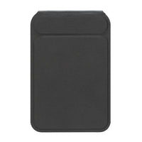 HKM-870419 MagSafe PU Magnetic Card Holder with Rotating Folding Bracket - Neutral Design in White, Purple, Pink, and Black