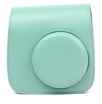 HKM-870611 Compact Leather Shoulder Bag for Small Cameras and Accessories