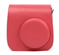 HKM-870611 Compact Leather Shoulder Bag for Small Cameras and Accessories