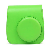 HKM-870611 Compact Leather Shoulder Bag for Small Cameras and Accessories