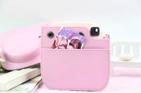 HKM-870611 Compact Leather Shoulder Bag for Small Cameras and Accessories