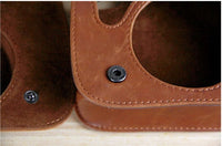 HKM-870611 Compact Leather Shoulder Bag for Small Cameras and Accessories