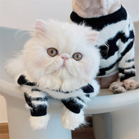 HKM-870611 Cozy Black Mink Sweater for Dogs - Autumn & Winter Fashion