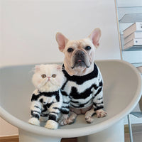 HKM-870611 Cozy Black Mink Sweater for Dogs - Autumn & Winter Fashion