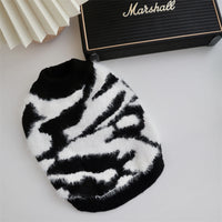 HKM-870611 Cozy Black Mink Sweater for Dogs - Autumn & Winter Fashion