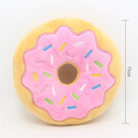 HKM-870675 Donut Dog Plush Toy - 15cm Bagel Christmas Series with Sound