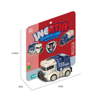 HKM-870675 Friction Plastic City Sanitation Truck Toy for Kids - Mini Garbage Vehicle