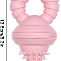 HKM-870803 Molar Clean Rubber Dog Chew Toy for Aggressive Chewers - Teething Relief and Dental Care