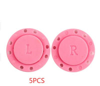 HKM-870867 Hand-Sewn Magnetic Button Clasp for Clothing and Footwear - Black & White, 34L/40L Sizes Available