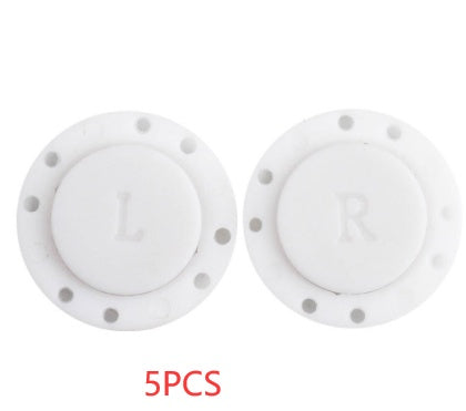 HKM-870867 Hand-Sewn Magnetic Button Clasp for Clothing and Footwear - Black & White, 34L/40L Sizes Available