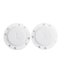HKM-870867 Hand-Sewn Magnetic Button Clasp for Clothing and Footwear - Black & White, 34L/40L Sizes Available