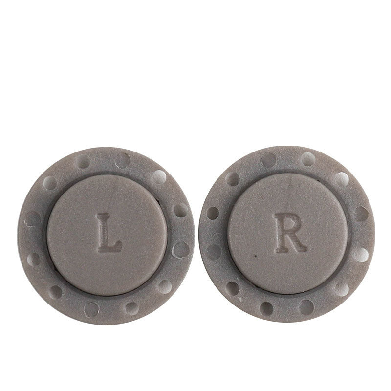 HKM-870867 Hand-Sewn Magnetic Button Clasp for Clothing and Footwear - Black & White, 34L/40L Sizes Available