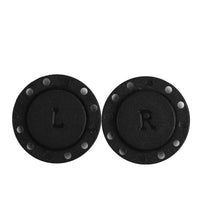HKM-870867 Hand-Sewn Magnetic Button Clasp for Clothing and Footwear - Black & White, 34L/40L Sizes Available