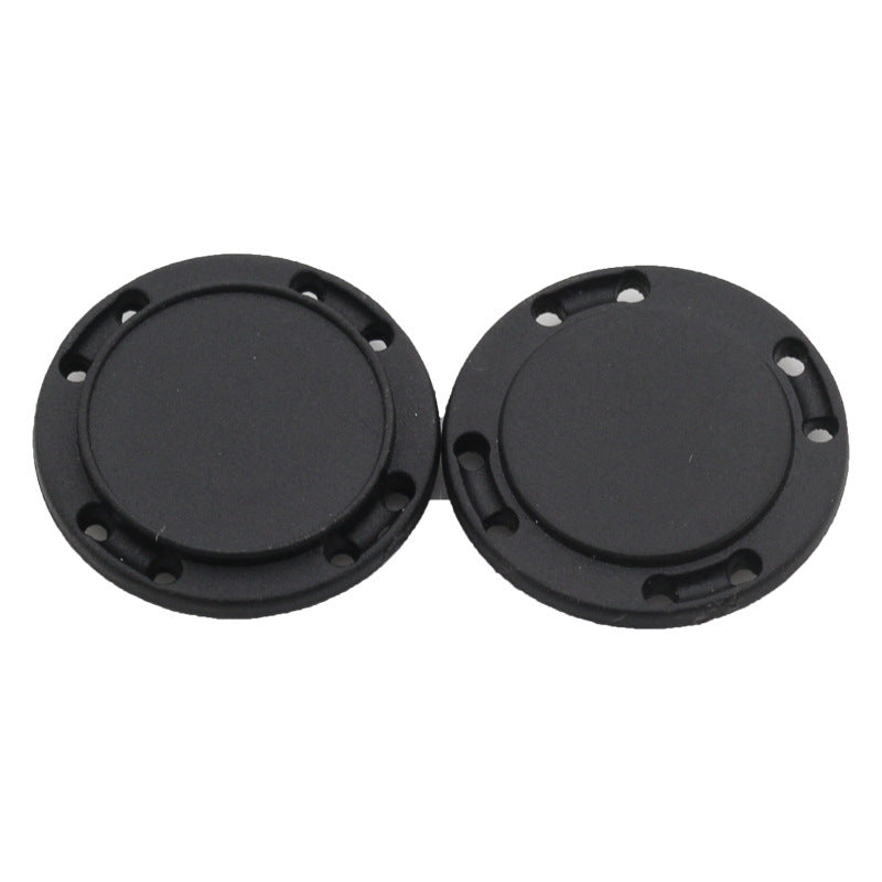 HKM-870867 Hand-Sewn Magnetic Button Clasp for Clothing and Footwear - Black & White, 34L/40L Sizes Available