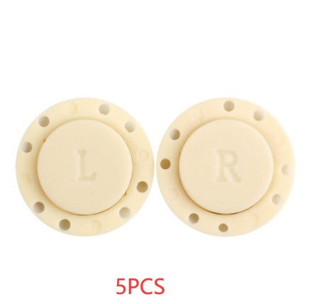 HKM-870867 Hand-Sewn Magnetic Button Clasp for Clothing and Footwear - Black & White, 34L/40L Sizes Available