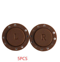 HKM-870867 Hand-Sewn Magnetic Button Clasp for Clothing and Footwear - Black & White, 34L/40L Sizes Available