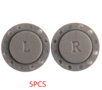 HKM-870867 Hand-Sewn Magnetic Button Clasp for Clothing and Footwear - Black & White, 34L/40L Sizes Available