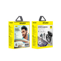 HKM-870931 Wireless Waterproof In-Ear Headphones with Bluetooth 5.0, Call Function & Dual Stereo Support
