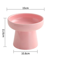 HKM-871059 Ceramic Cat Bowl - Nordic Style Ice Cream Goblet in Various Colors