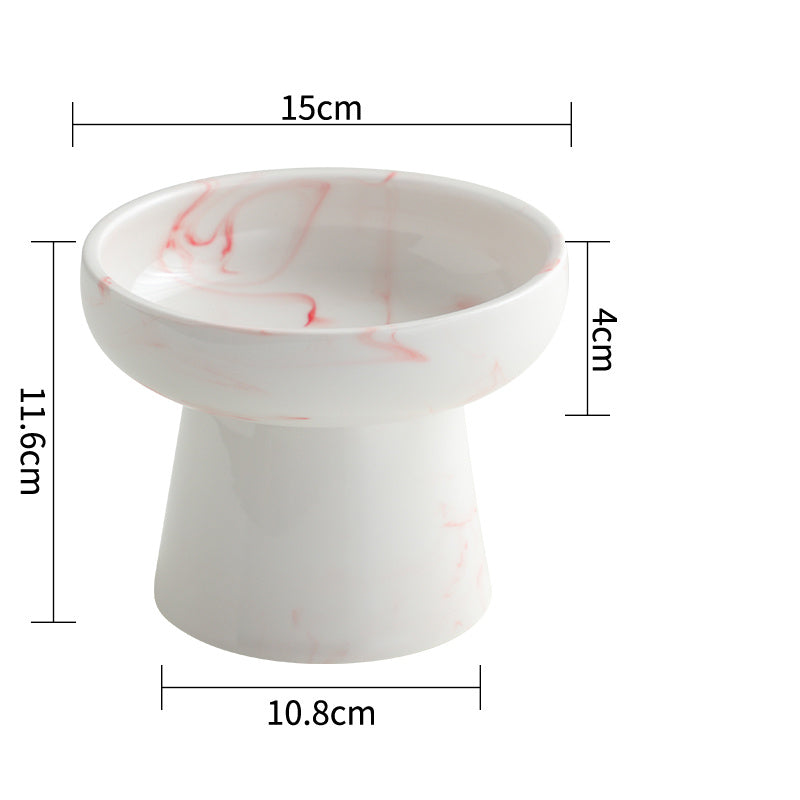 HKM-871059 Ceramic Cat Bowl - Nordic Style Ice Cream Goblet in Various Colors