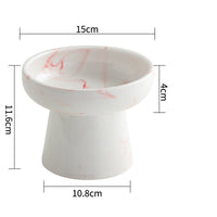 HKM-871059 Ceramic Cat Bowl - Nordic Style Ice Cream Goblet in Various Colors