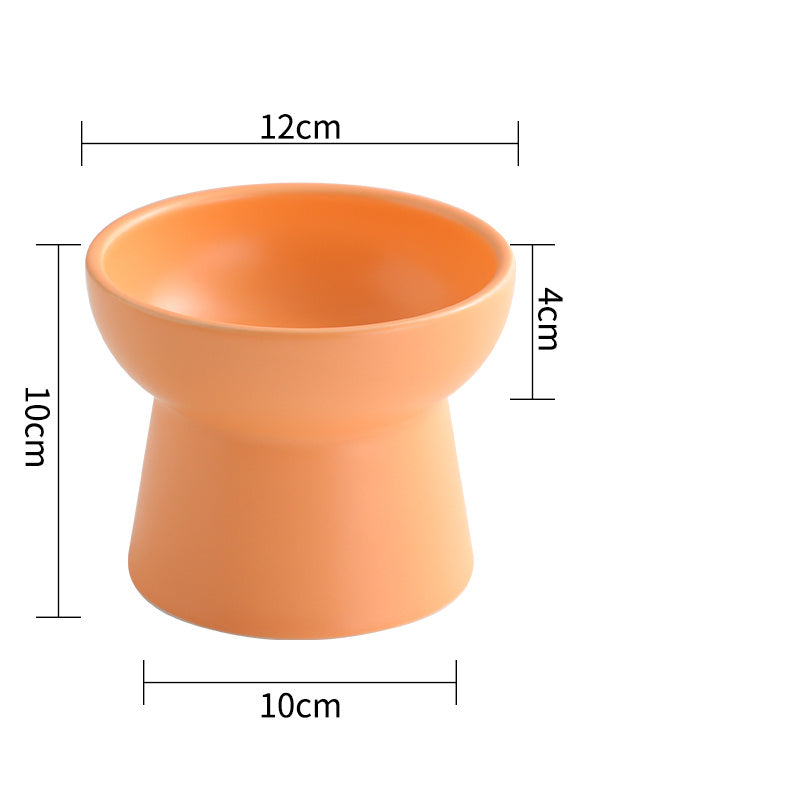 HKM-871059 Ceramic Cat Bowl - Nordic Style Ice Cream Goblet in Various Colors