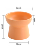 HKM-871059 Ceramic Cat Bowl - Nordic Style Ice Cream Goblet in Various Colors