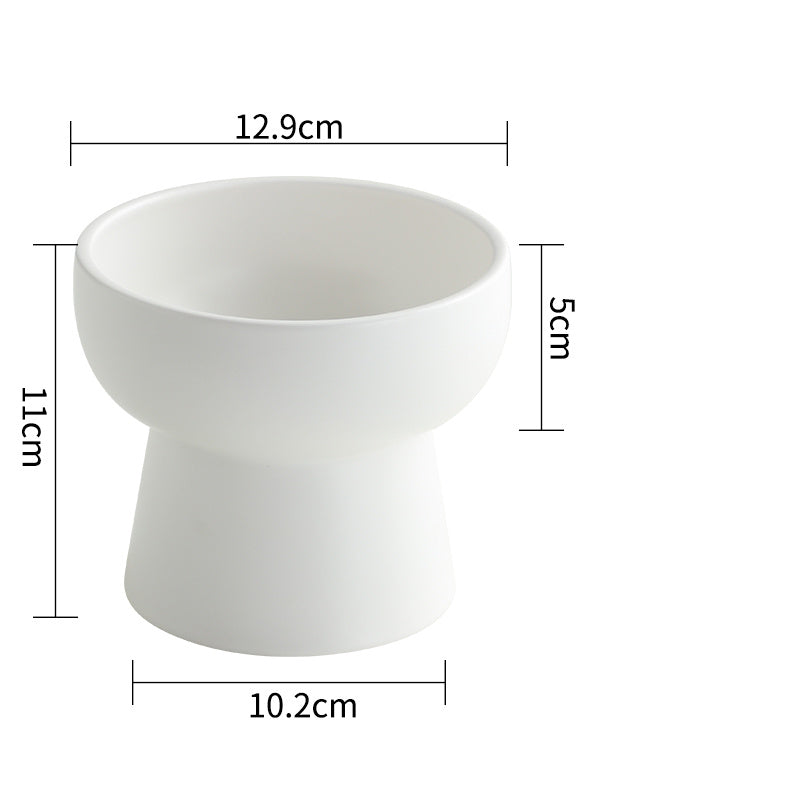 HKM-871059 Ceramic Cat Bowl - Nordic Style Ice Cream Goblet in Various Colors