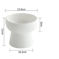 HKM-871059 Ceramic Cat Bowl - Nordic Style Ice Cream Goblet in Various Colors