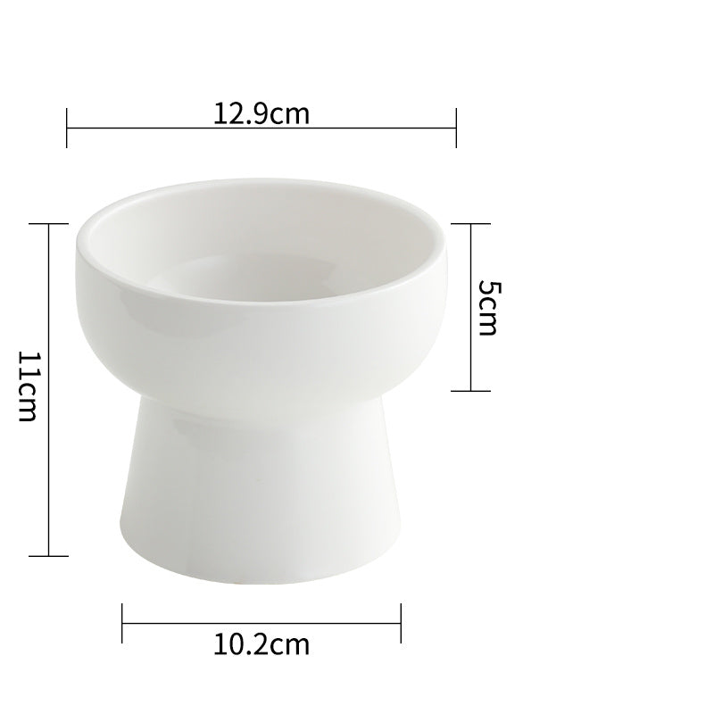 HKM-871059 Ceramic Cat Bowl - Nordic Style Ice Cream Goblet in Various Colors