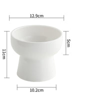 HKM-871059 Ceramic Cat Bowl - Nordic Style Ice Cream Goblet in Various Colors